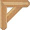 Ekena Millwork Traditional Craftsman Rough Sawn Bracket w/ Offset Brace, Western Red Cedar, 8"W x 26"D x 26"H BKT0806X26X26TRA04RWR - alternate 2